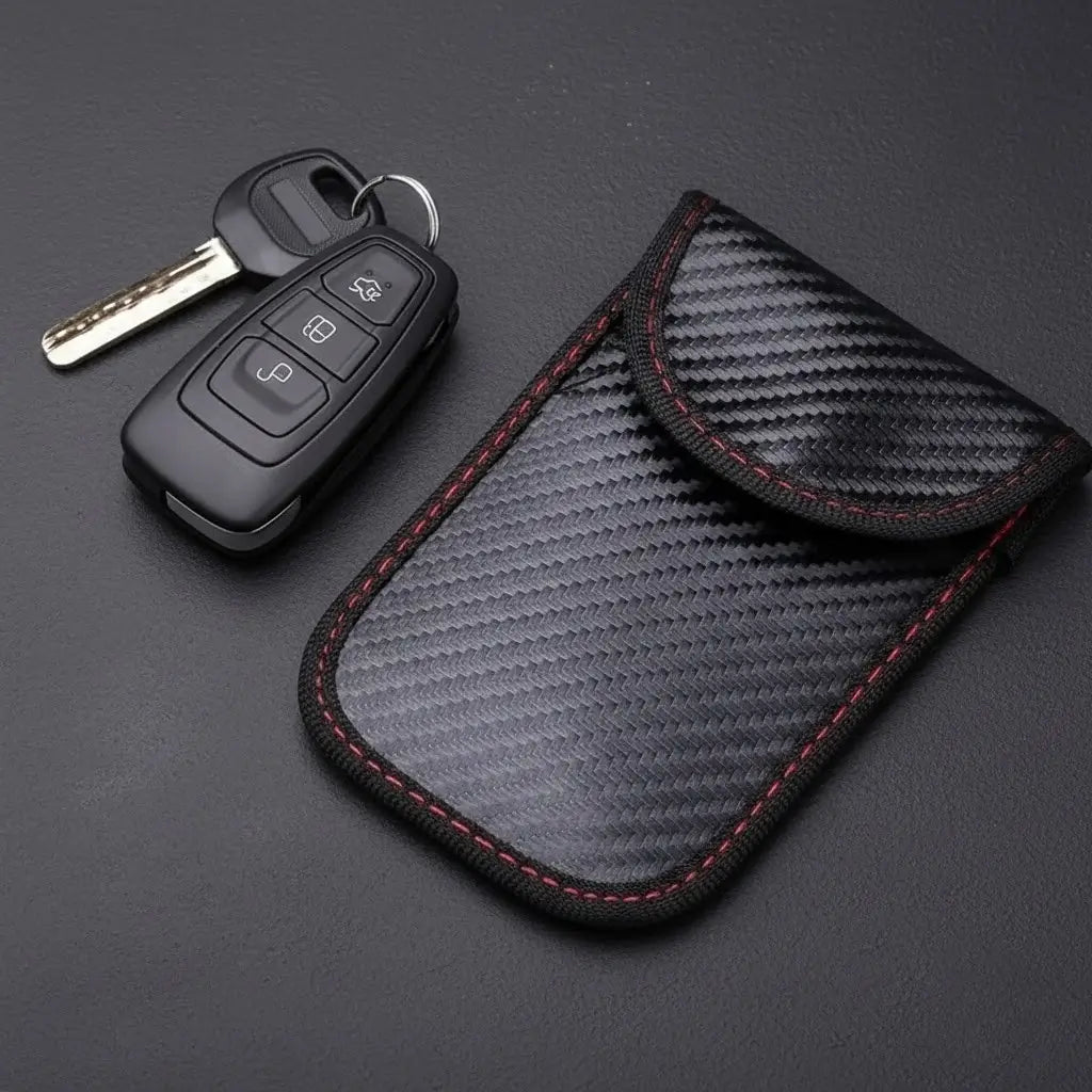 RF signal blocking pouch for car key